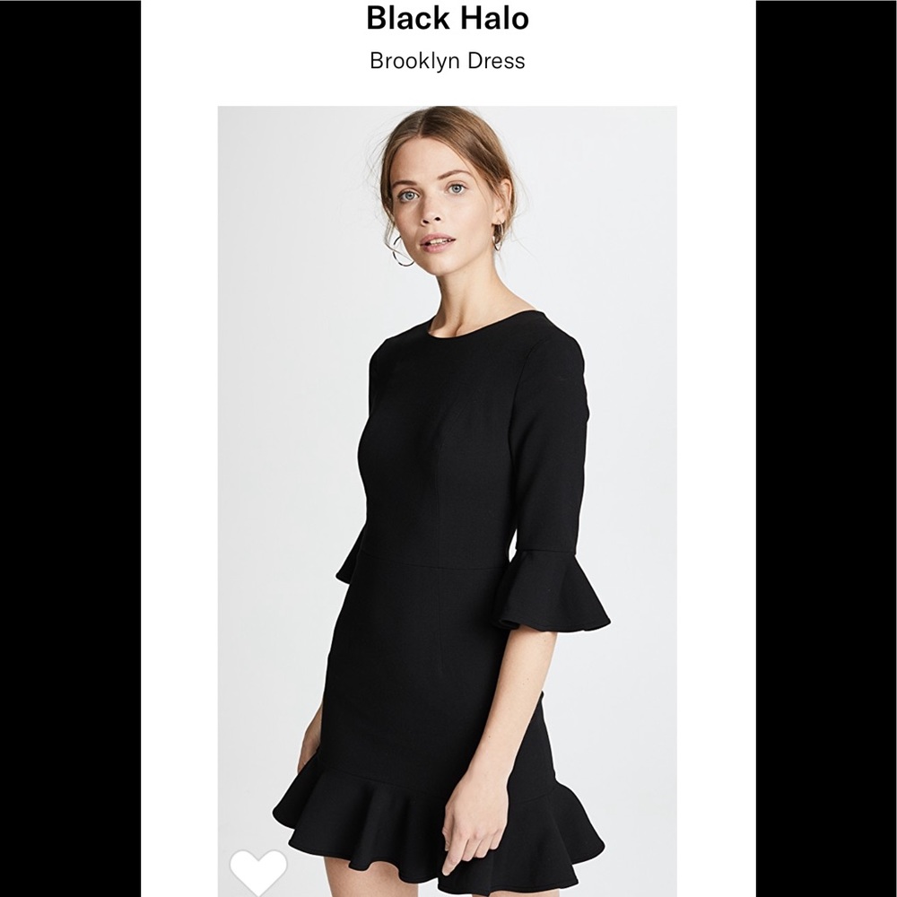 Black halo dress